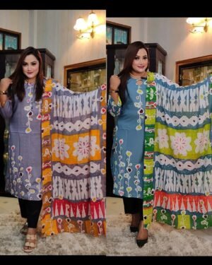 ORKID Batik 2 Pis SILVER & PASTE